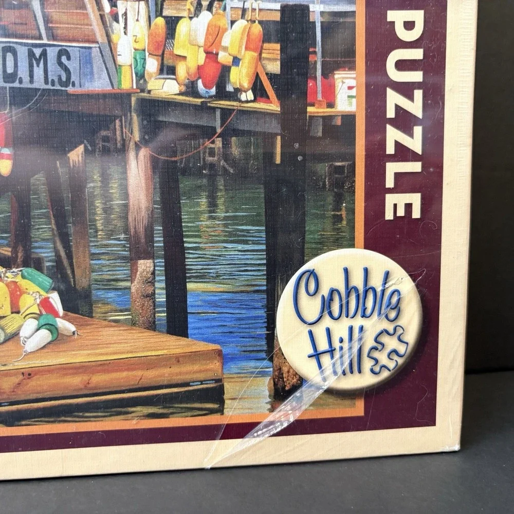 Cobble Hill 2000 Piece Puzzle Summer Pier New Sealed Boats Nautical Coastal